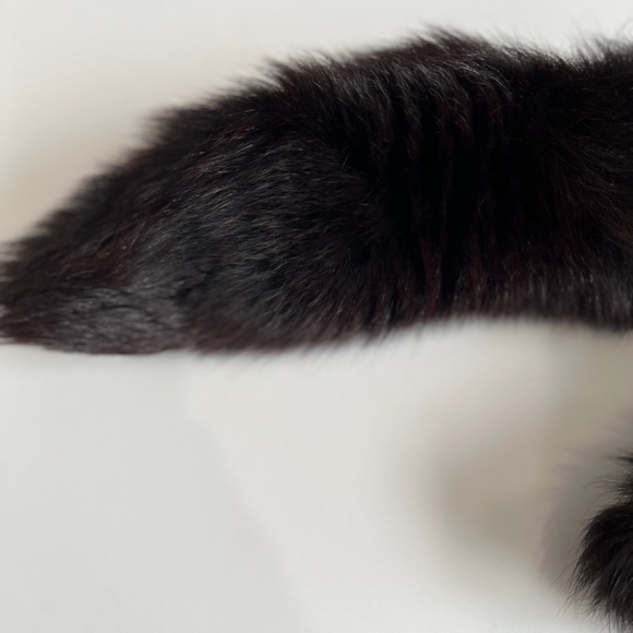 Vintage Dark Brown Fox Fur Collar - Picture 5 of 16